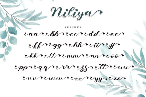 Niliya Font Poster 10