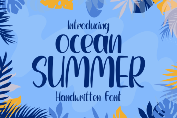 Ocean Summer Font