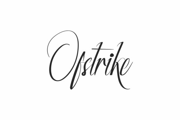 Ofstrike Font Poster 1