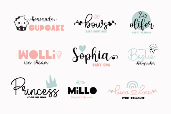 Olive Babybunny Font Poster 4