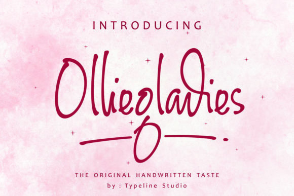 Olliegladies Font Poster 1