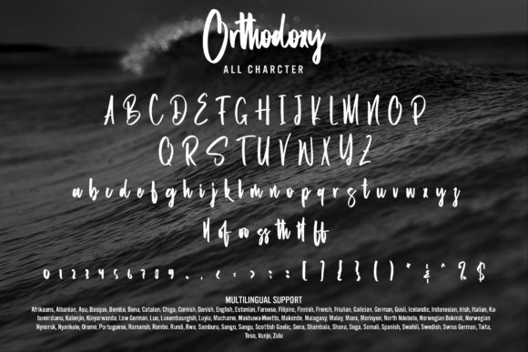 Orthodoxy Font Poster 7