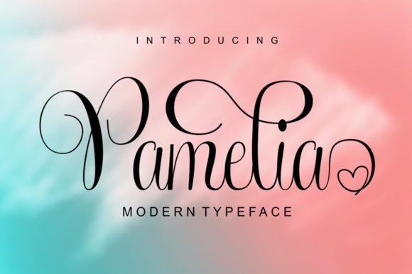 Pamelia Font Poster 1