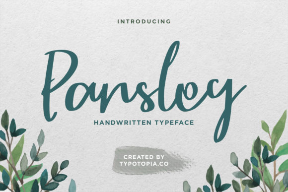 Parsley Font Poster 1