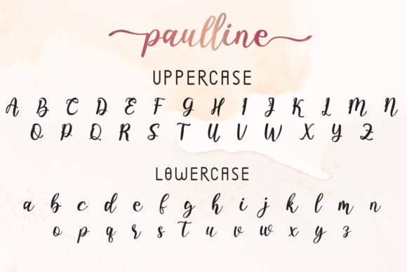 Paulline Font Poster 10