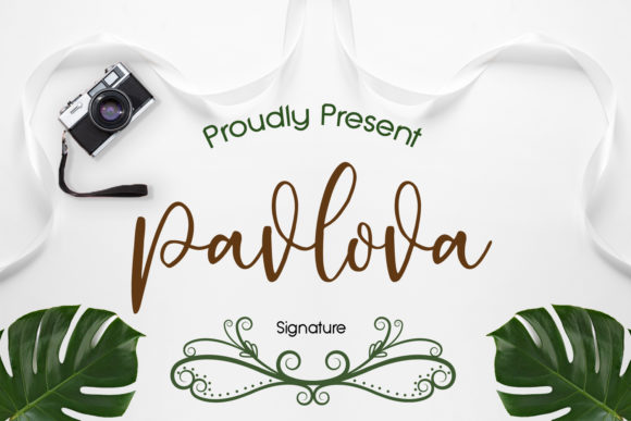 Pavlova Font Poster 1