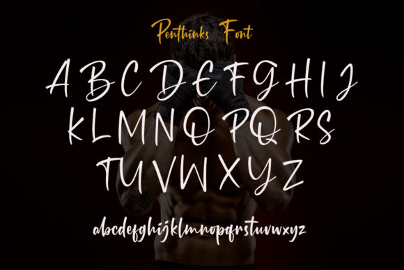 Penthinks Font Poster 6