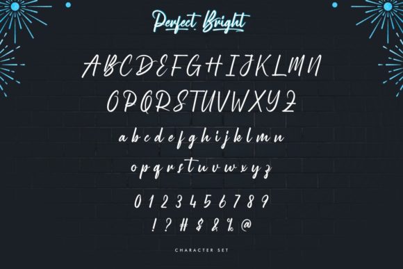 Perfect Bright Font Poster 4