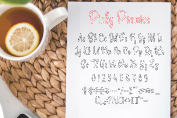 Pinky Promise Font Poster 4