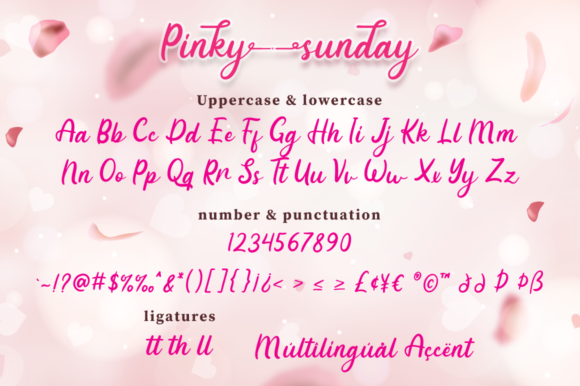 Pinky Sunday Font Poster 7