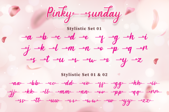 Pinky Sunday Font Poster 8