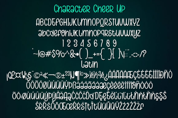 Present Cheer Up Font Poster 5