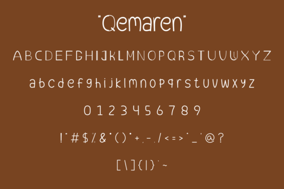 Qemaren Font Poster 5