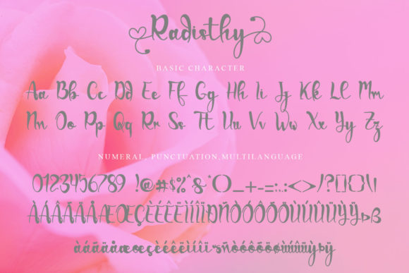 Radisthy Font Poster 8