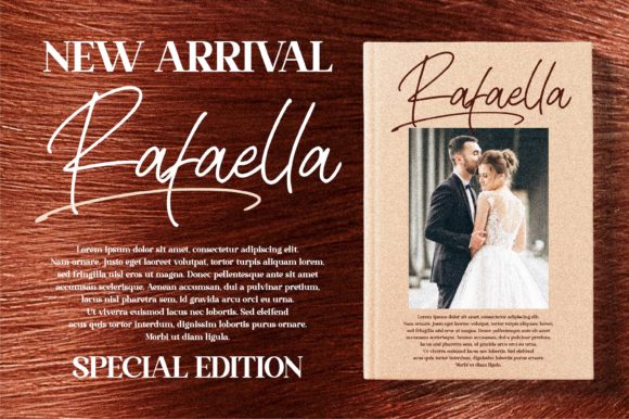 Rafaella Signature Font Poster 16