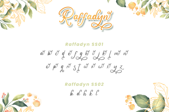 Raffadyn Font Poster 7