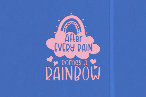 Rainbow Day Font Poster 5