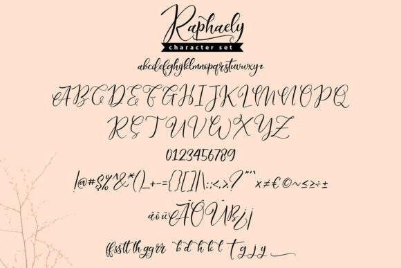 Raphaely Font Poster 6