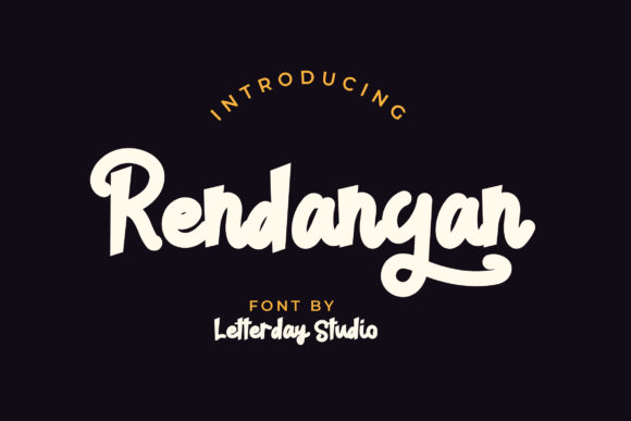 Rendangan Font