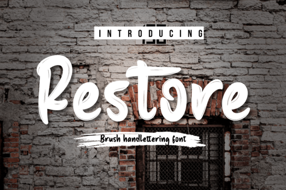 Restore Font Poster 1