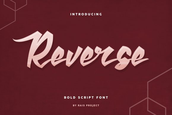 Reverse Font Poster 1