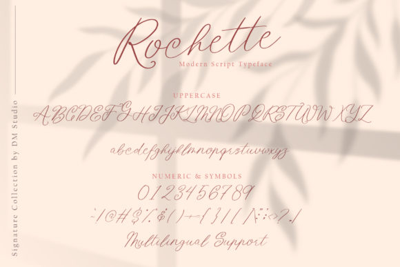 Rochette Font Poster 7