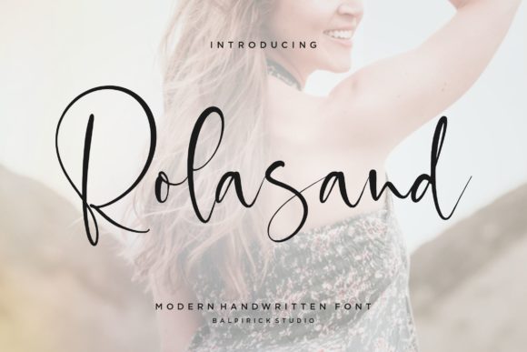 Rolasand Font Poster 1