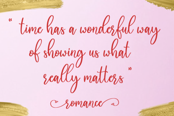 Romance Font Poster 4