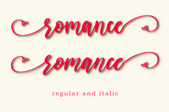 Romance Font Poster 10