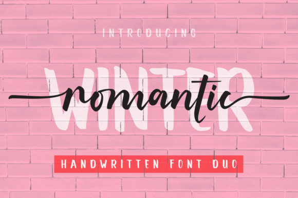 Romantic Winter Font