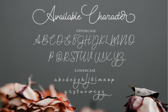 Roseylina Font Poster 7