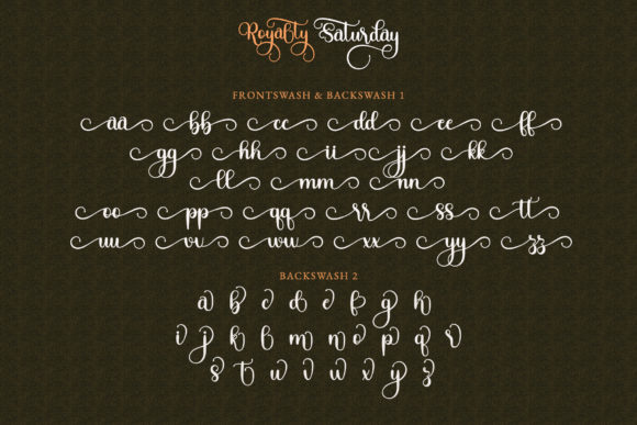 Royalty Saturday Font Poster 13