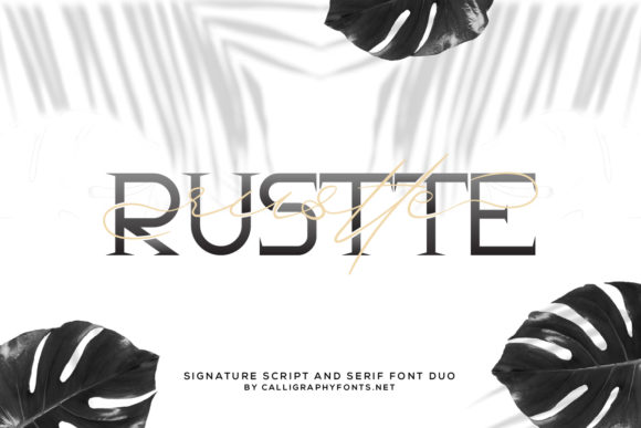 Rustte Font Poster 2