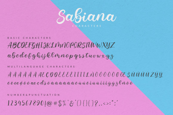 Sabiana Font Poster 6