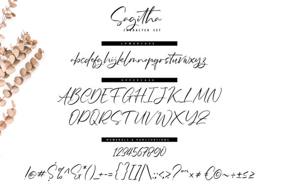 Sagitha Font Poster 6