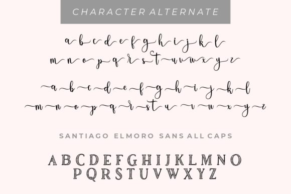 Santiago Elmoro Font Poster 8