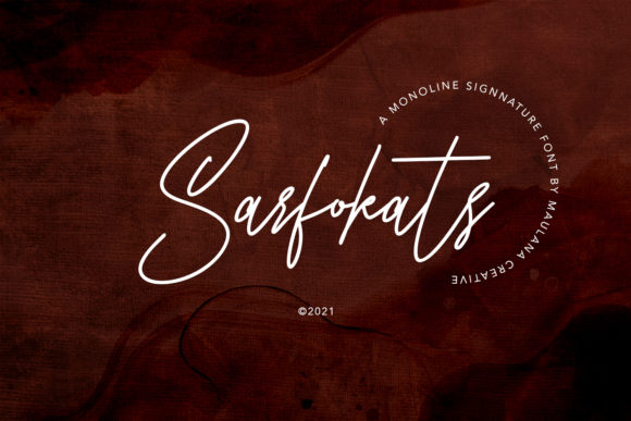 Sarfokats Font Poster 1