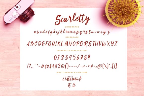 Scarletty Font Poster 7