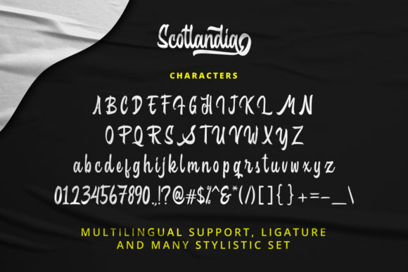 Scotlandia Font Poster 5