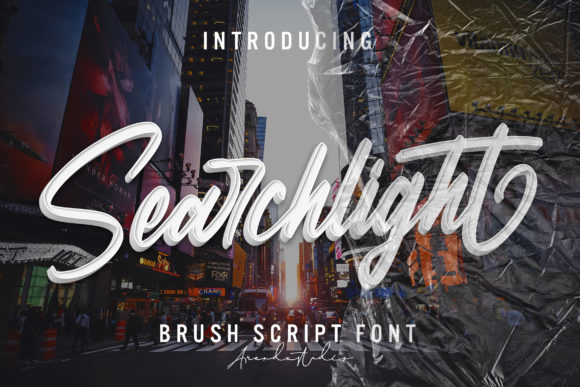 Searchlight Font Poster 1