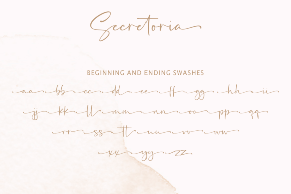 Secretoria Font Poster 12