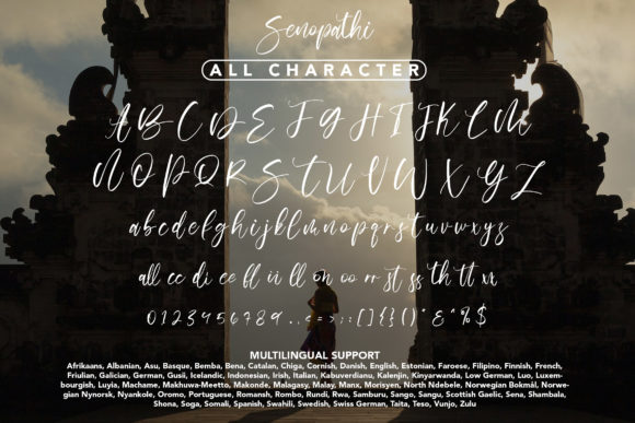 Senopathi Font Poster 7