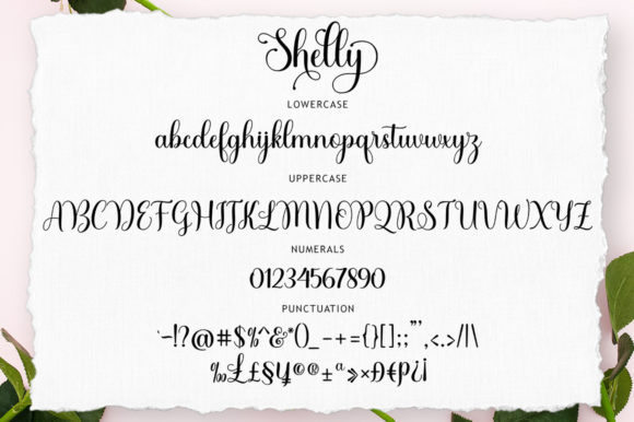 Shelly Font Poster 10