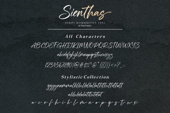 Sienthas Font Poster 9