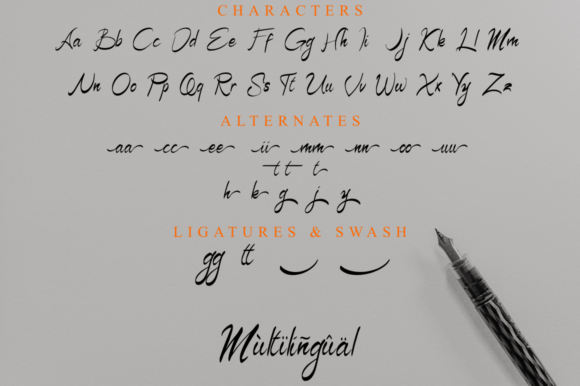 Signature Font Poster 8