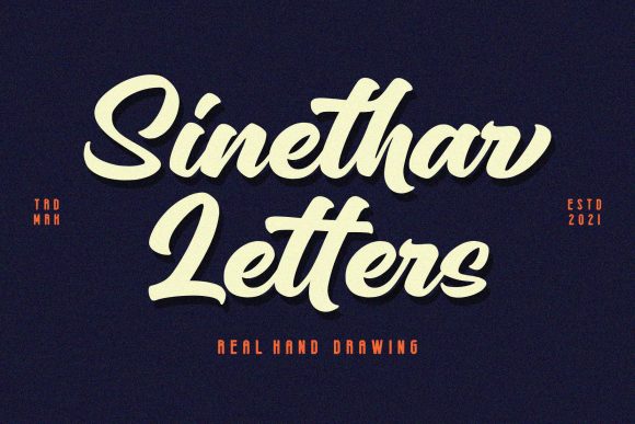 Sinethar Font Poster 3