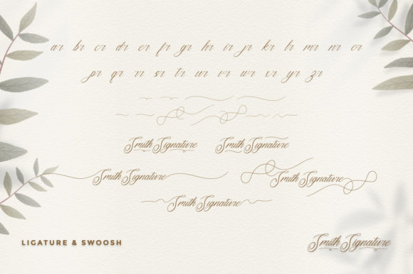 Smith Signature Font Poster 6