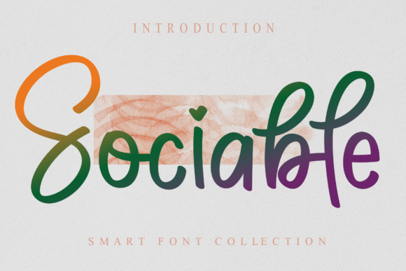 Sociable Font Poster 1