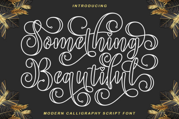 Something Beautiful Font Poster 6