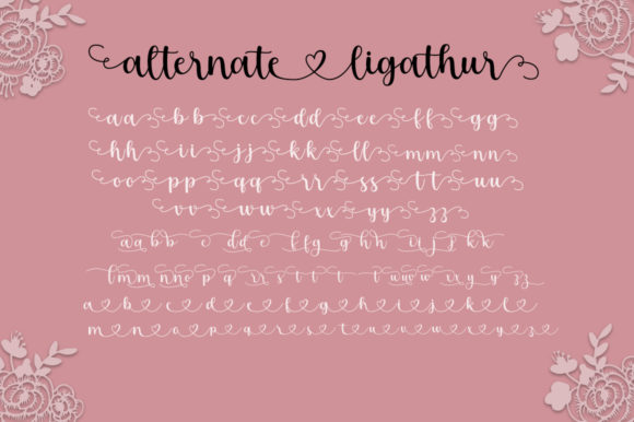 Something Magentha Font Poster 8